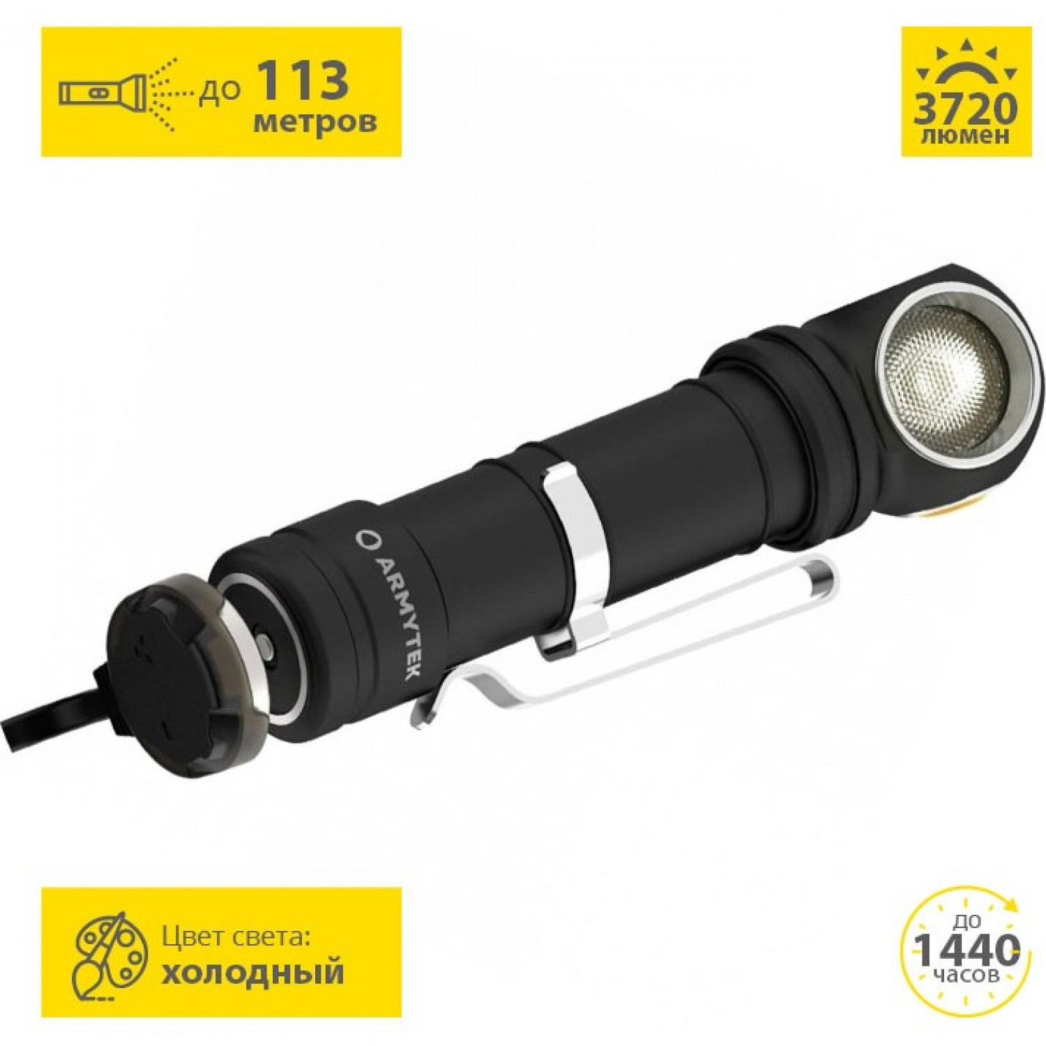 Мультифонарь ARMYTEK WIZARD C1 PRO MAGNET USB+18350