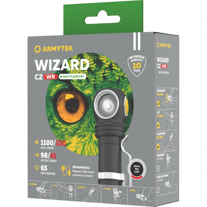 Armytek wizard c2 wr. Фонарь Armytek Wizard c2 Magnet USB. Armytek Wizard c2 WR Magnet USB. Фонарь Armytek Wizard c2 WR Magnet USB белый. Фонарь Armytek f08901c.